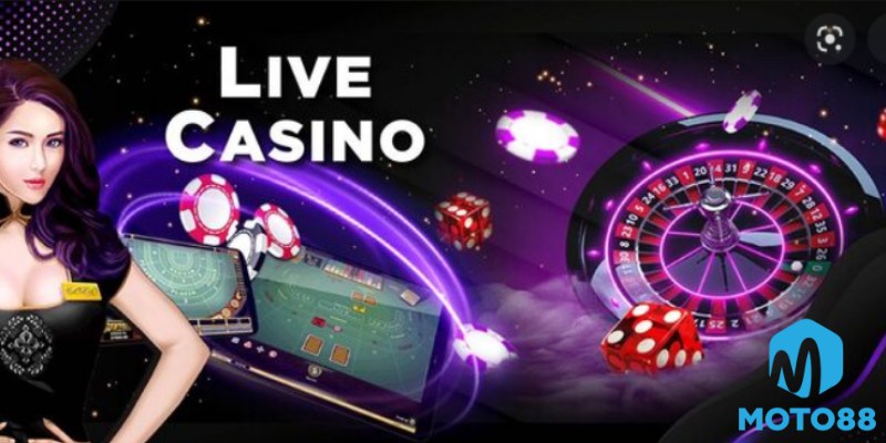 Các trò chơi phổ biến trong Live casino tại Moto88