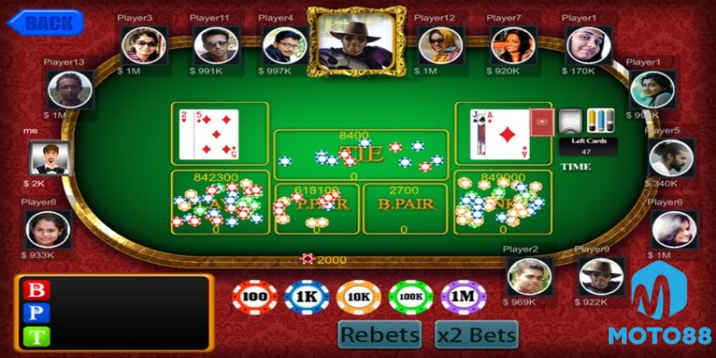 Cách Nhận Biết Nhóm Kéo Baccarat Trên Moto88