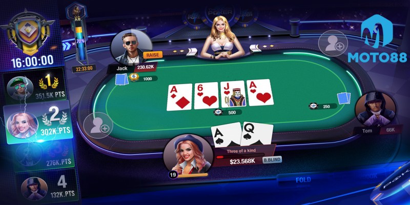 Luật Chơi Poker Texas Hold’em Trên Moto88