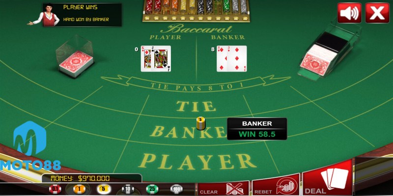 Ưu Điểm Nổi Bật Khi Chơi Baccarat Trên moto88